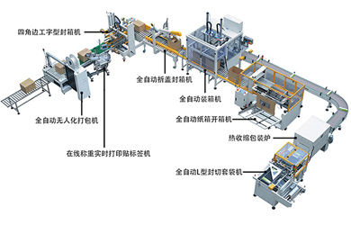 纸箱自动包装线